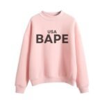USA BAPE light bubblegum pink Sweatshirt
