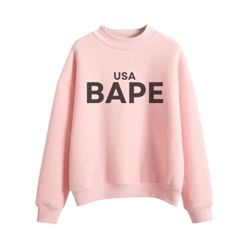 USA BAPE light bubblegum pink Sweatshirt