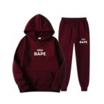BAPE® USA Relaxed Fit Hoodie and Jogger Tracksuit